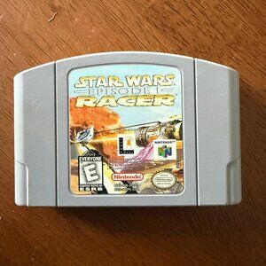 STAR WARS EPISODE 1 RACER N64 - AUTHENTIC CARTRIDGE - HIGH RES GRAPHICS SUPPORT